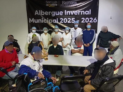 DIF Municipal refuerza atención y cuidado de la salud en el Albergue Temporal Invernal