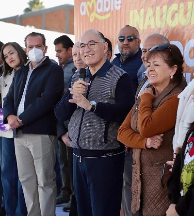 Alcalde Galindo entrega calles totalmente renovadas en colonia Burócratas del Estado