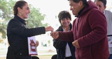 Vivienda para el Bienestar: Presidenta Claudia Sheinbaum entrega 44 viviendas del Infonavit en Reynosa