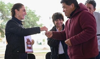 Vivienda para el Bienestar: Presidenta Claudia Sheinbaum entrega 44 viviendas del Infonavit en Reynosa