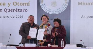 Justicia para los Pueblos Originarios, Becas,  Hospital, y Pensiones para el Bienestar: Claudia Sheinbaum