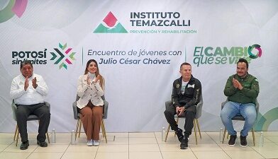 Gobierno Estatal realiza encuentro inspirador con Julio César Chávez