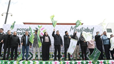 Ricardo Gallardo renueva  transporte público urbano