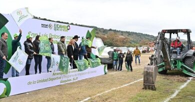 En Alaquines , Ricardo Gallardo promueve espacios recreativos y de vivienda para familias