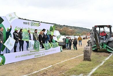 En Alaquines , Ricardo Gallardo promueve espacios recreativos y de vivienda para familias