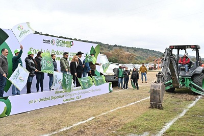 En Alaquines , Ricardo Gallardo promueve espacios recreativos y de vivienda para familias