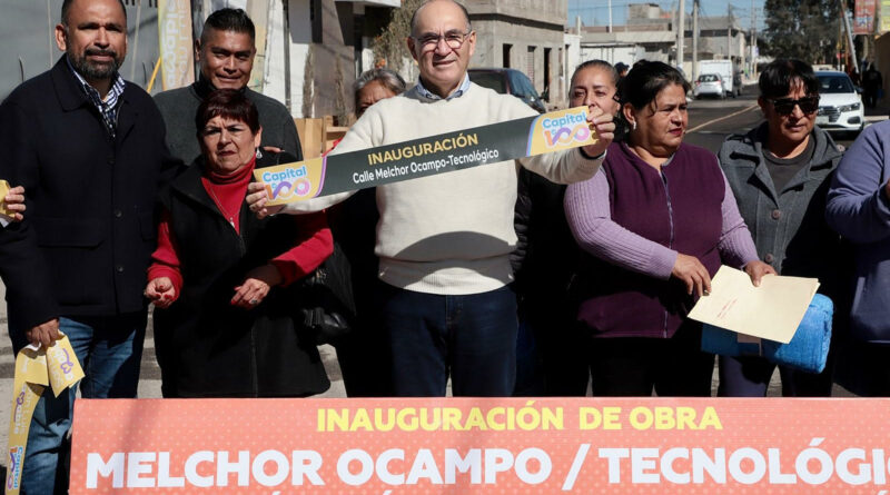 Alcalde Galindo entrega una nueva vialidad que dará mayor y mejor movilidad a la ciudad