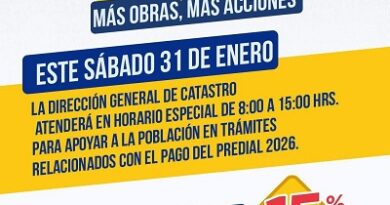 Gobierno de la Capital amplía atención este sábado para facilitar el pago del Predial 2026