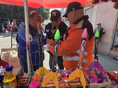 Protección Civil Municipal asegura 383.7 kilogramos de pirotecnia durante el Operativo “Cohetón 2025”