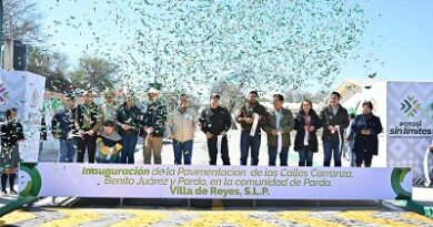 Villareyenses reconocen a Ricardo Gallardo por obras y apoyos