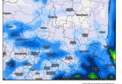Alerta Protección Civil por bajas temperaturas y lluvias este fin de semana