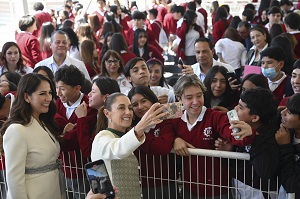 Tienen una Presidenta que está con las y los jóvenes: Presidenta Claudia Sheinbaum