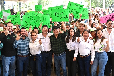 Ricardo Gallardo rescata y moderaniza carretera El Higo