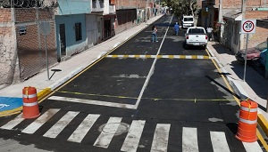 Modernización vial del Gobierno Capitalino continúa en la zona norte con la entrega de la calle San Vicente Mártir