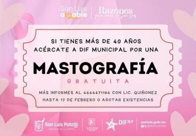 DIF Municipal ofrece mastografías gratuitas para mujeres mayores de 40 años