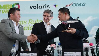 Ricardo Gallardo y Volaris presentan 5 nuevos destinos en S.L.P.