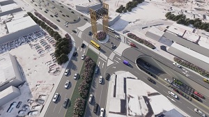 Anuncia Ricardo Gallardo nuevo paso a desnivel Arena Potosi