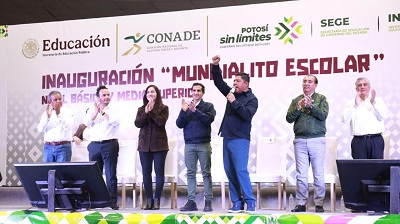 Inaugura Ricardo Gallardo El Mundialito Escolar 2026