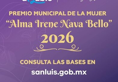Por cerrar la convocatoria al Premio Municipal de la Mujer “Alma Irene Nava Bello” 2026.