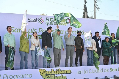 Ricardo Gallardo llevará  Programa “Enchulame La Colonia a la Huasteca”
