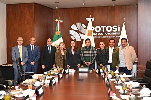 Ricardo Galllardo logra acuerdos de colaboracion con Gobernadora de Aguascalientes