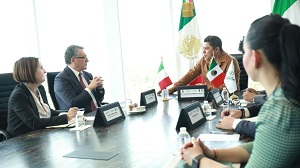 Ricardo Gallardo refuerza lazos de cooperacion con Italia