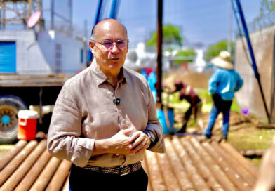 Galindo supervisa reparación de pozo Mezquital III, que está por entrar en funcionamiento