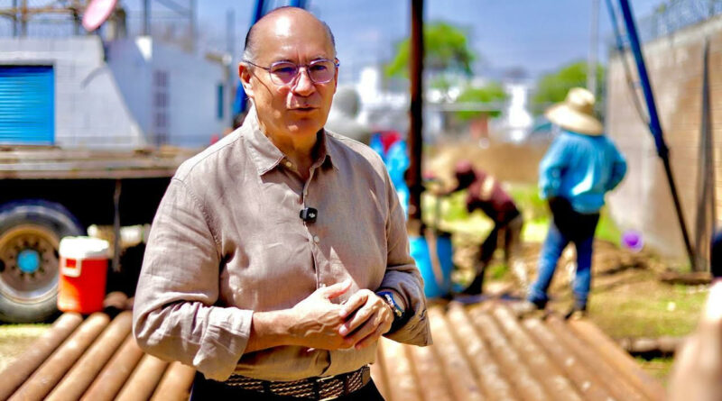 Galindo supervisa reparación de pozo Mezquital III, que está por entrar en funcionamiento