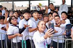 Ya cumplimos , construimos mas prepas cerca de la casa y desaparecimos el COMIPEMS: Presidenta Claudia Sheinbaum