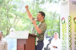 Ricardo Gallardo garantiza calidad de vida en la Huasteca