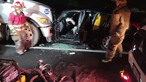 Heroico Cuerpo de Bomberos  Rioverde SLP: fallece una persona y dos lesionados accidente  super carreter Rioverde – Valles    