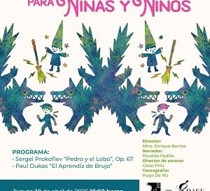 Cuentos Sinfónicos para niñas y niños en el Teatro de La Paz