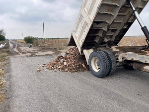 Azota tromba y  granizada a Villa de Arista; ya se atienden los daños  