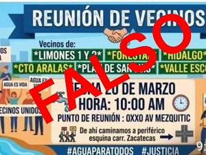 Alcalde Galindo denuncia campaña de desinformación sobre abasto de agua; asegura abastecimiento estable en la Capital