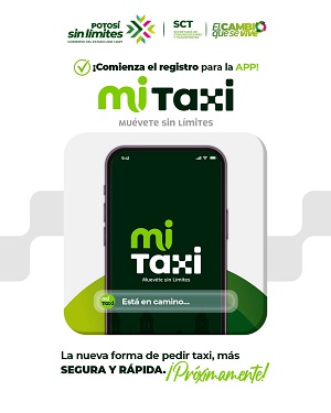 Estado arranca registro de la app “Mi Taxi”