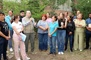 Enrique Galindo anuncia obras de pavimentación y drenaje en la Fracción Morales