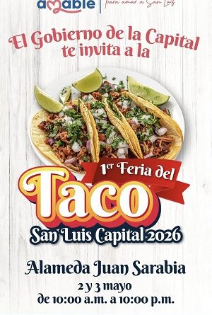 Gobierno de la Capital invita a disfrutar la Feria del Taco