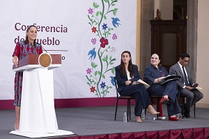 Presidenta Claudia Sheinbaum presenta “Volver a Crecer ” para liquidar y reestructurar mas de 69 mil créditos impagables en beneficio de 59 mil 967 mujeres