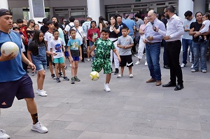 Continua la actividad de la Dirección de Deporte, en el marco de la mayor justa del balompié mundial