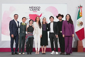 Presidenta Claudia Sheinbaum presenta Segunda Edición de “México Canta Por La Paz y Contra Las Adicciones”
