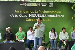 Ricardo Gallardo impulsa la movilidad en Cárdenas con obras viales