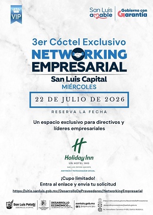Abiertas inscripciones para el Tercer Cóctel Exclusivo Networking San Luis Capital