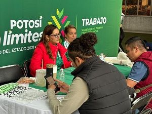 Gobierno Estatal acerca más de 400 vacantes a las y los Potosinos