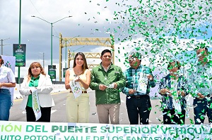 Ricardo Gallardo refuerza movilidad metropolitana con nuevo mega puente vehicular