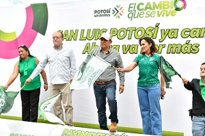 Ricardo Gallardo transforma calles de Bellas Lomas