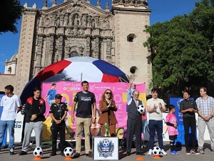San Luis Capital vive la pasión mundialista; Alcalde Galindo inaugura “El Mundialito San Luis Amable 2026