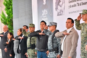 Ricardo Gallardo y Sedena fortalecen la paz en San luis Potosí con Campaña de Canje de Armas