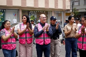 Alcalde Galindo arranca estrategia de movilidad segura en el Centro Histórico: se prioriza al ciclista y al peatón
