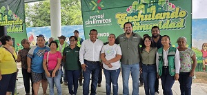 Gobierno Estatal lleva Enchulando tu Comunidad a Tamazunchale