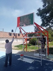 Gobierno de la Capital rehabilita cancha deportiva para fortalecer espacios de convivencia vecinal